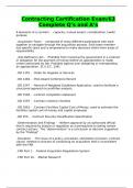 Contracting Certification Exam&sol;63 Complete Q&rsquo;s and A&rsquo;s