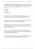 NURB 3030- Exam &num;2 Questions with correct Answers