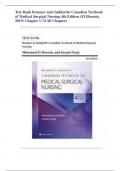 Test Bank Brunner and Suddarths Canadian Textbook of Medical Surgical Nursing 4th Edition &lpar;El Hussein&comma; 2019&rpar; Chapter 1-74 All Chapters&comma;&comma;&comma;Alpha