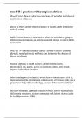 nurs 1016 questions with complete solutions