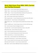 Nmls Safe Exam Prep With 100&percnt; Correct And Verified Answers