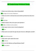 NYS ESTHETICS Written Exam 2024 Questions and Answers Latest &lpar;2024 &sol; 2025&rpar; &lpar;Verified Answers&rpar;