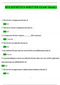NYS ESTHETICS Written Exams BUNDLED NYS Esthetics Mock Exam  NYS Esthetic Laws  NYS State Esthetics Exam 1  NY Esthetics Written Exam  NYS ESTHETICS WRITTEN EXAM &lpar;Study&rpar; Solved 100&percnt; Correct&excl;&excl;