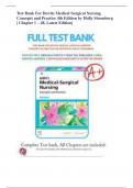 Test Bank For Dewits Medical Surgical Nursing Concepts and Practice 4th Edition by Holly Stromberg &vert; Chapter 1 &ndash; 48&comma; Latest Edition&vert;&comma;&comma;&comma;Alpha