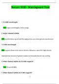 Secure Wifi - Watchguard Test Questions and Answers Latest &lpar;2024 &sol; 2025&rpar; &lpar;Verified Answers&rpar;