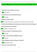 Texas Manicure License Exam PSI Study Test 2024 Questions and Answers Latest &lpar;2024 &sol; 2025&rpar; &lpar;Verified Answers&rpar;