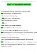 PORTAGE LEARNING NURS 231 BUNDLED Pathophysiology MODULE 1-10 & Final Exam BUNDLED&period;