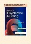 TEST BANK FOR KELTNER&rsquo;S PSYCHIATRIC NURSING&comma; 9TH EDITION BY DEBBIE STEELE ALL CHAPTERS &lpar;1-36&rpar;