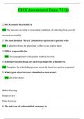 CRCR Assessment Exam 75 Questions and Answers 2025 &sol; 2026 &lpar;Verified Answers by Expert&rpar;