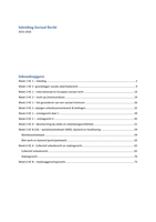 HC aantekeningen Inleiding Sociaal Recht 2015-2016