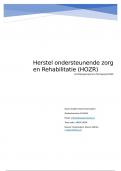 Herstel ondersteunende zorg en Rehabilitatie &lpar;HOZR&rpar;