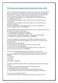 TICO Supervisor- Manager Exam Questions and Answers 2024&period;