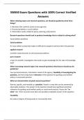 SW650 Exam Questions with 100&percnt; Correct Verified Answers