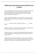 SW650 EXAMS BUNDLE  &lpar;A Graded&rpar; Questions with 100&percnt; Correct Verified Answers