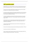 CST practice exam with questions and answers&period; 