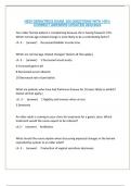 HESI GERIATRICS EXAM  200 QUESTIONS WITH 100&percnt; CORRECT ANSWERS UPDATED 2023&sol;2024&comma;&comma;Alpha