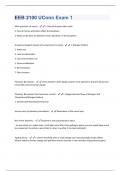 EEB 2100 UConn Exam 1  Questions &plus; Answers Graded A&plus;