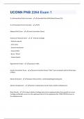 UCONN PNB 2264 Exam 1 Questions & Answers Solved 100&percnt; Correct&excl;&excl;