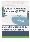 CON 091 Questions & Answers&lpar;RATED A&rpar;
