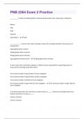 PNB 2264 Exam 2 Practice Questions With 100&percnt; Correct Answers&period;