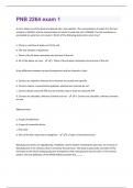 PNB 2264 exam 1 Questions With 100&percnt; Correct Answers&period;
