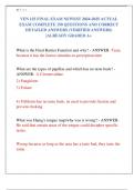 VEN 125 FINAL EXAM NEWEST 2024-2025 ACTUAL  EXAM COMPLETE 150 QUESTIONS AND CORRECT  DETAILED ANSWERS &lpar;VERIFIED ANSWERS&rpar; &vert;ALREADY GRADED A&plus;