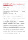 NASM CPR-ASTI Exam &vert; Questions and answers &vert; 2024&sol;25