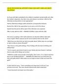 NCLEX PSYCHOSOCIAL INTEGRITY EXAM 2024 WITH 100&percnt; ACCURATE SOLUTIONS