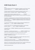 A306 Healy Exam 2  Questions with100&percnt; veri&filig;ed answers &lpar;new version&rpar;