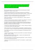 LETRS Unit 7 EXAM QUESTIONS AND ANSWERS  &lpar;WELL ELLABORATED ANSWERS GRADED A&plus;&rpar;  LATEST UPDATES 2024&sol;2025