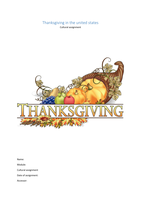 Thanksgiving Reader United States, Culutral Awareness