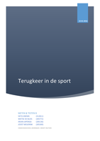 verslag Meten en Testen B, specialisatie sport