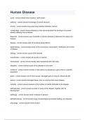 Human Disease questions and answers&period;