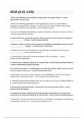 SEM &lpar;2&period;01-2&period;09&rpar; questions and answers