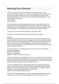 Nursing&period;Com Simclex questions and answers