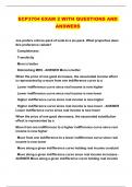 ECP3704 EXAM 2 WITH QUESTIONS AND ANSWERS