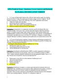 APEA Predictor Exam &ndash; Questions&comma; Correct Answers and Rationale Pre-Predictor 2023&sol;2024 NEWEST VERSION HIGHEST SCORE&vert; FREE PDF DOWNLOAD