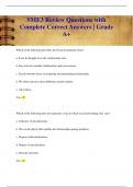 SME3 Review Questions with  Complete Correct Answers &vert; Grade  A&plus;