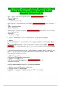 EMD Course Questions Latest Update 2024-2025 Exam Questions and 100&percnt; Verified Correct Answers Guaranteed A&plus;