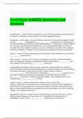Final Exam Edf6222 Questions and Answers 2024
