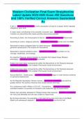 Western Civilization Final Exam Straighterline Latest Update 2024-2025 Exam 250 Questions and 100&percnt; Verified Correct Answers Guaranteed A&plus;