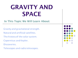 A quick and easy intro to gravity