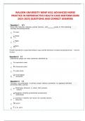 WALDEN UNIVERSITY NRNP 6552 ADVANCED NURSE PRACTICE IN REPRODUCTIVE HEALTH CARE MIDTERM EXAM 2024-2025&vert; QUESTIONS AND CORRECT ANSWERS