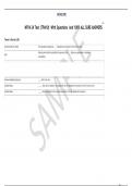 NFPA 24 Test &lpar;TFM10&rpar;  With Questions  And 100&percnt; ALL SURE ANSWERS