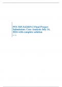 PSY-545-X4240 9-2 Final Project Submission&colon; Case Analysis July 14&comma; 2024 with complete solution