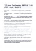 YVR Avop - Test Practice - GETTING YOUR AVOP - vocab - Module 2