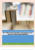 Nur 2180 Practice Questions and Answers quiz 1 &lpar;30 out of 30&rpar; Already GRADED A