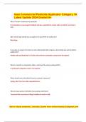 Iowa Commercial Pesticide Applicator Category 1A Latest Update 2024 Graded A&plus;