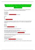 fdny z51 rmo Latest Update 2024-2025 Exam 270 Questions and 100&percnt; Verified Correct Answers Guaranteed A&plus;