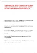 HUMAN ANATOMY AND PHYSIOLOGY CHAPTER 22&23  LATEST 2024&sol;2025 ACTUAL QUESTIONS AND CORRECT  DETAILED ANSWERS WELL VERIFIED &vert;GRADED A&plus;